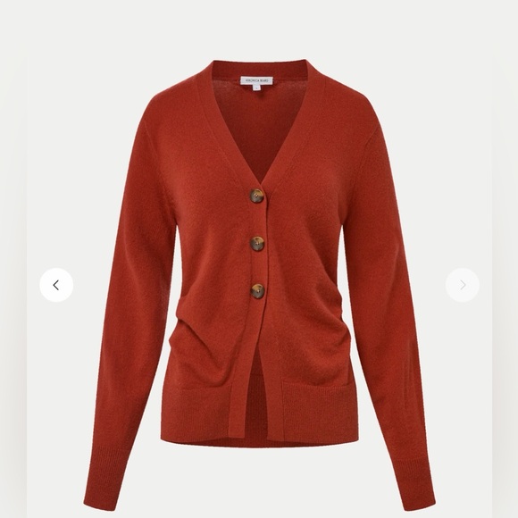 Veronica Beard Lamotte Cashmere Cardigan Size Large - Picture 6 of 10